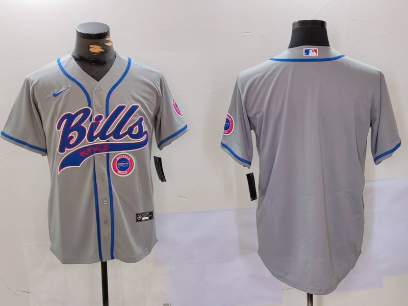 Men Buffalo Bills Blank Grey Joint Name 2024 Nike Limited NFL Jersey style 9121->indianapolis colts->NFL Jersey